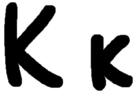 <p>Κ κ</p>