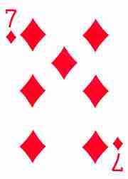 <p>7 of diamonds.</p>