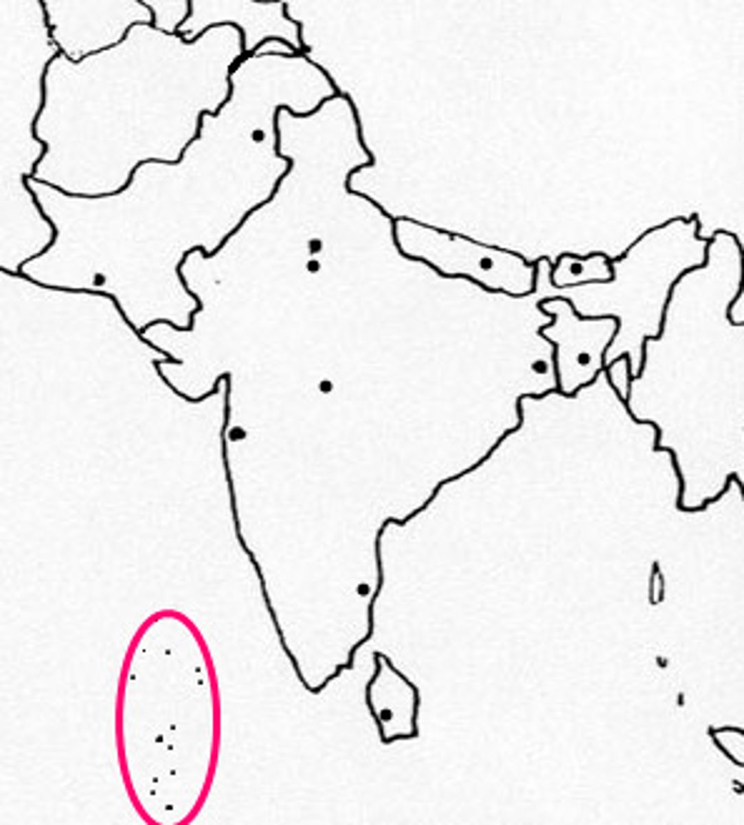 <p>Maldives - population of 300,000, made up of 1190 islands (199 are inhabited). Flat land (1.5m above sea level is average island height) scientists think it will be completely submerged in 50 to 100 years. Could disrupt their fish export which is their largest export</p>