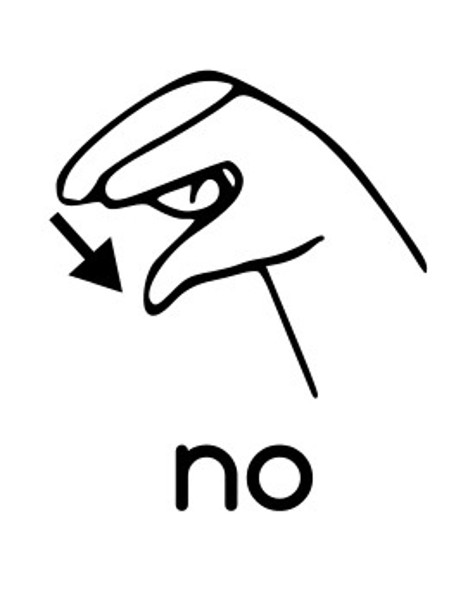 <p>Pinch index/middle and thumb together.</p>