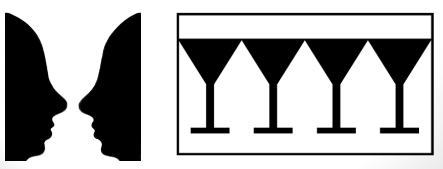 <p>Pattern recognition → Gestalt Theory</p><p>_________________ - <span><strong>Tendency to structure the visual field into two parts: a figure and a background</strong></span></p><ul><li><p><span><strong>Bistable percepts</strong>: stimuli can be perceived in one of two different ways.</span></p></li></ul><p></p>