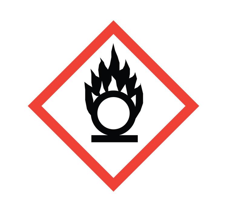 <p>Flame over circle</p>