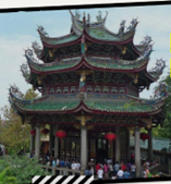 <p>It is another main shrine in the temple.</p><p>Worships <strong>thousand-hand Kwan-yin</strong>, it was built in the <strong>Qing Dynasty.</strong></p><p>It’s situated on the high platform behind the Daxiong Hall, with nearly 30 stone stairs between them.</p><p>The main hall is an <strong>octagon shape</strong>, and the structure is very delicate and tight like <strong>spider web.</strong></p><p>People in southern Fujian believe in Kwan-yin, thus Dabei Hall is very prosperous and many locals come here to burn incense.</p><p></p>