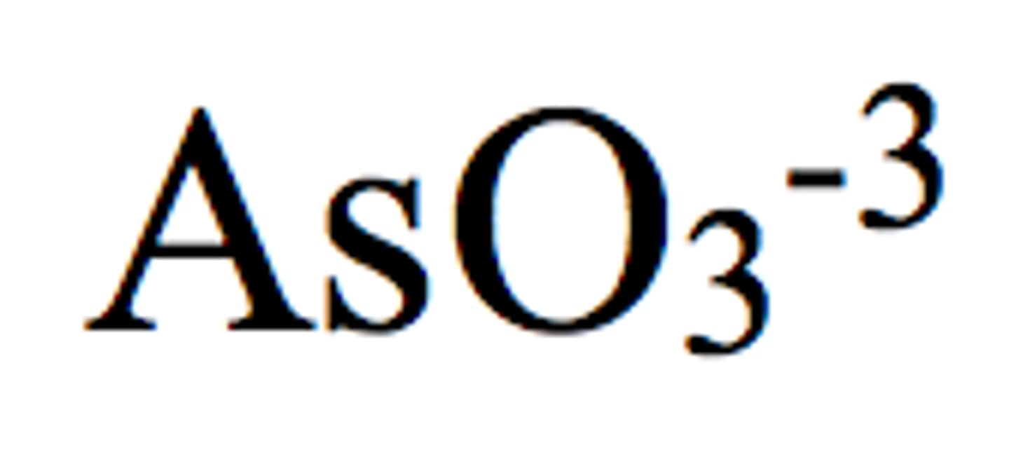 <p>Polyatomic Anion (-3 Charge)</p>