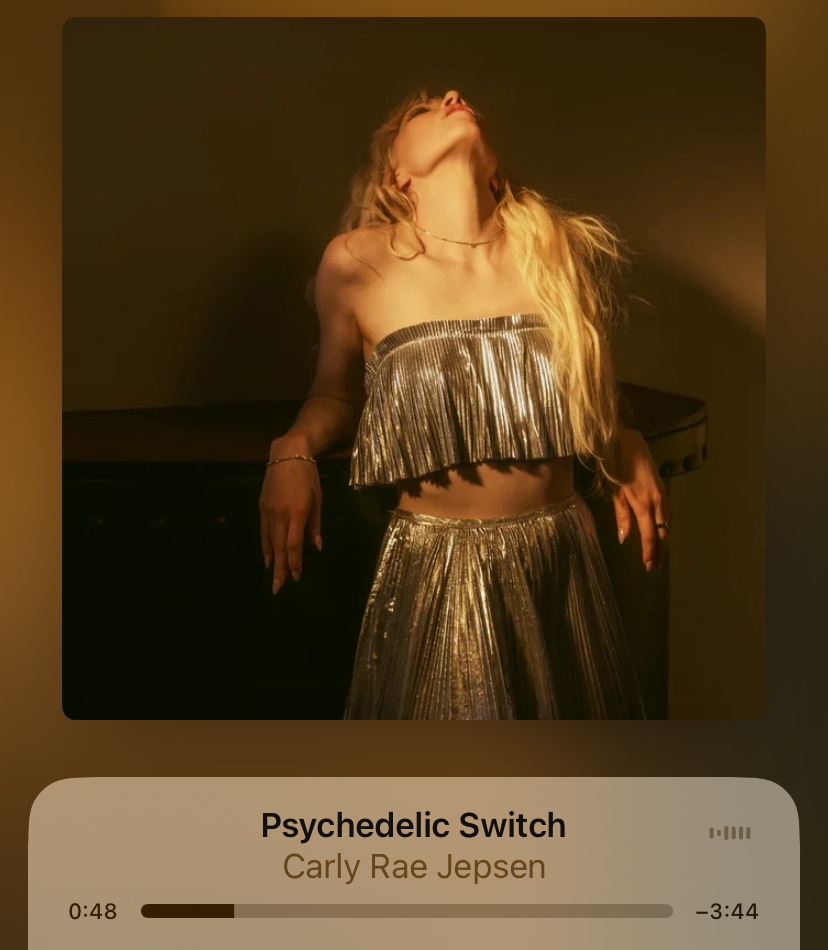 <p>Psychedelic Switch</p><p>Carly Rae Jepsen</p>