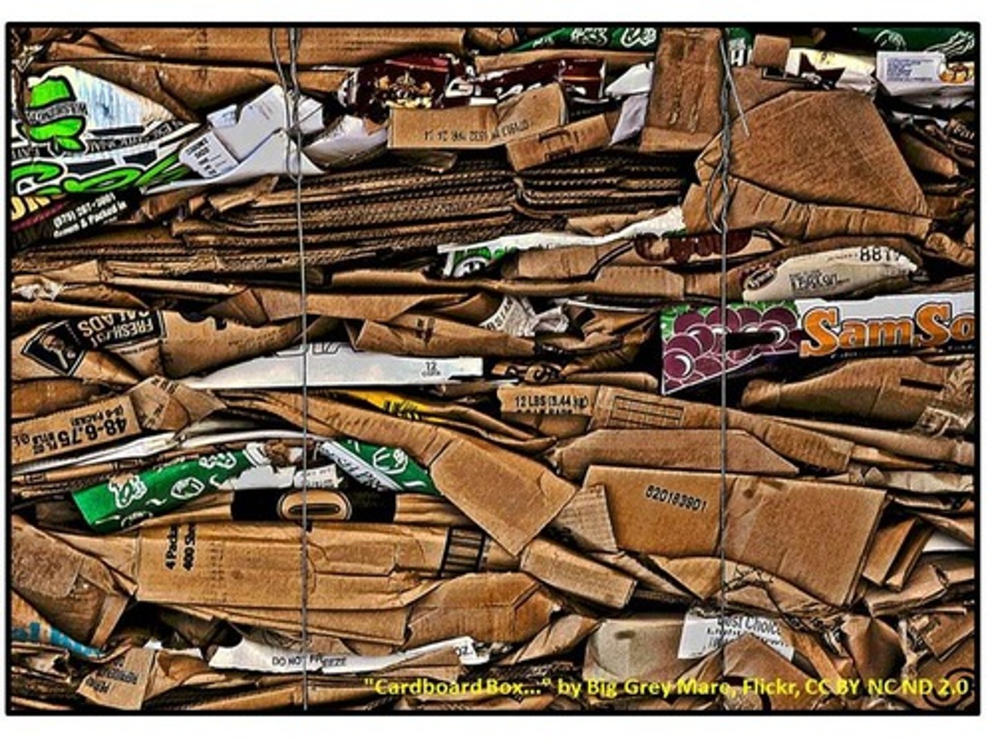 <p>to recycle cardboard</p>