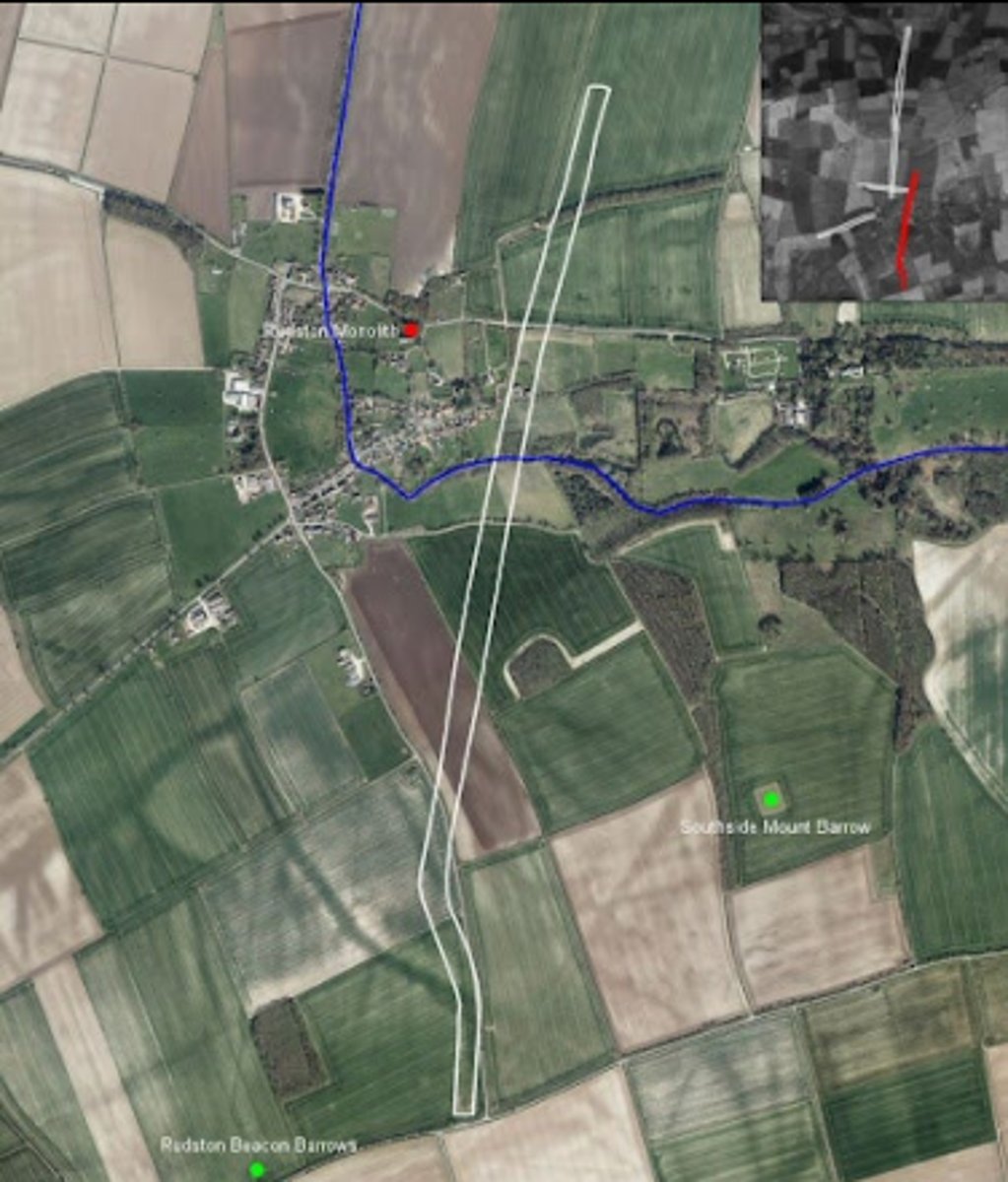 <p>Avenue-like construction defined by ditches that crosses the landscape, stretched for several kilometers, found in England.</p>