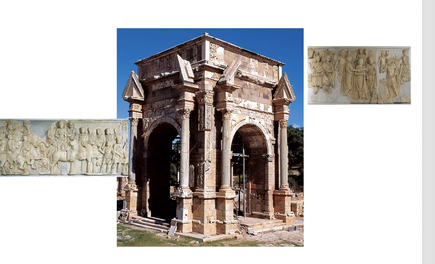 <p>Arch of Septim’s Severus </p>