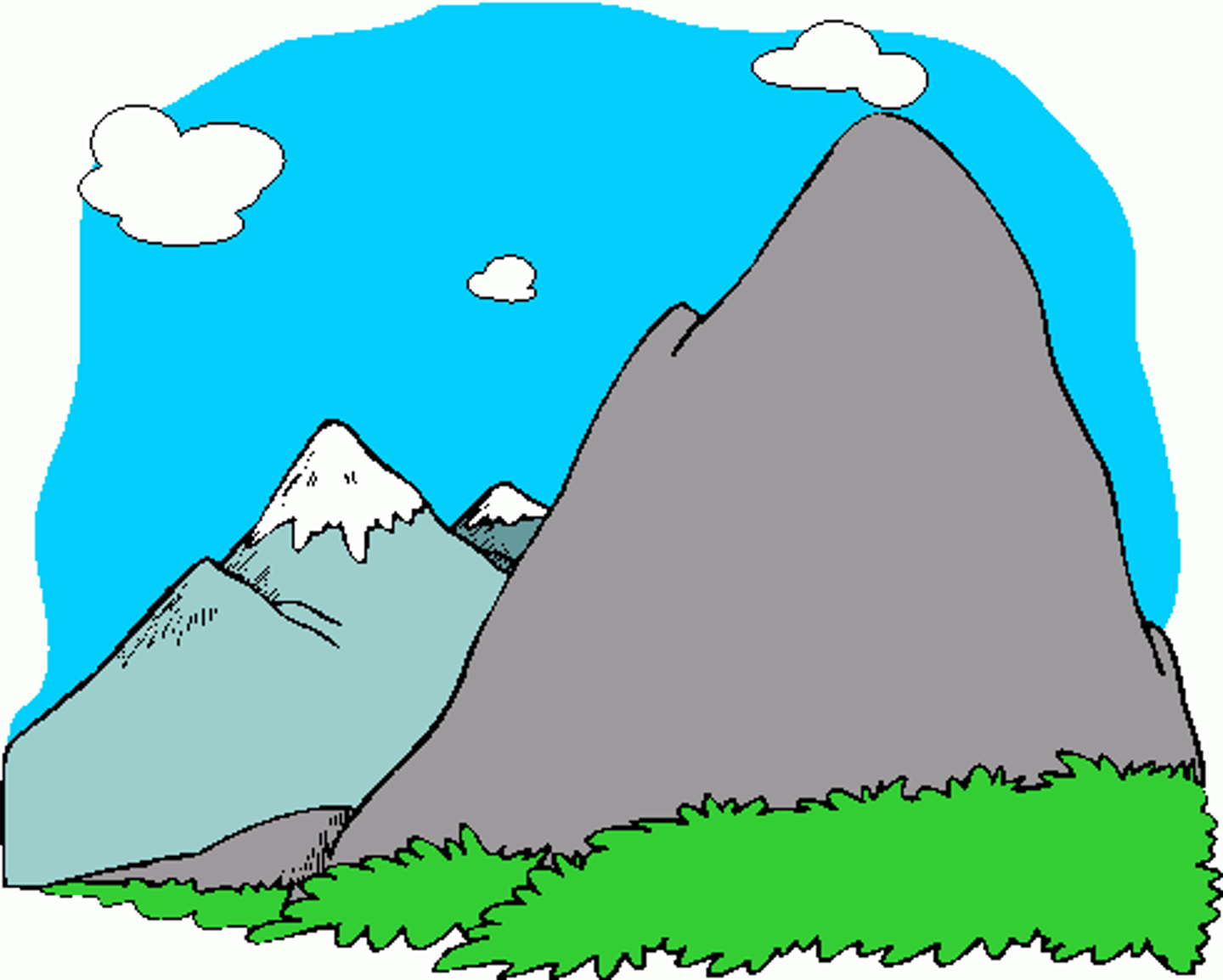 <p>shān-mountain</p>