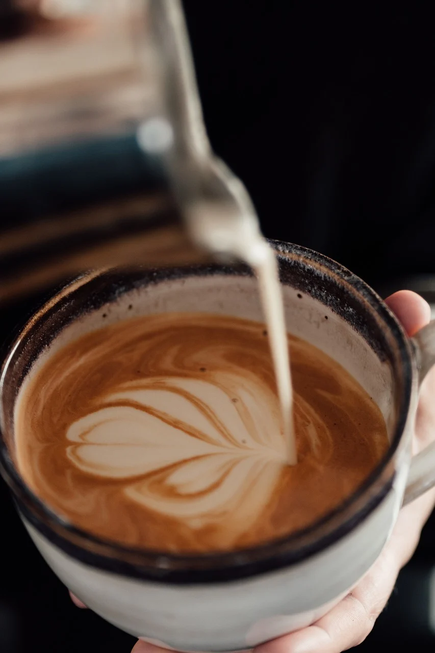 <p>milk coffee</p>