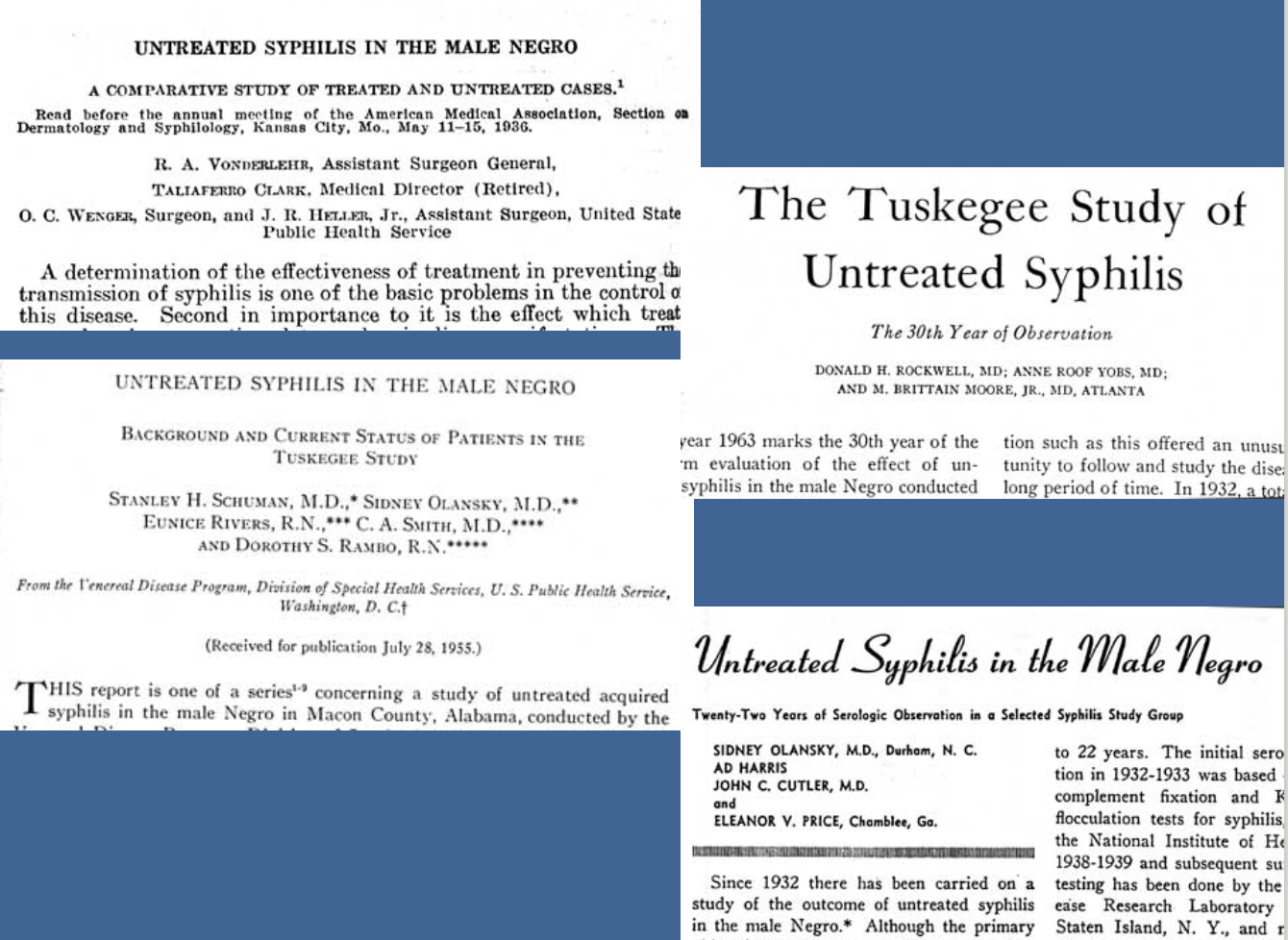 An unusual opportunity to study the untreated syphilitic patient from the beginning of the disease to the death of the infected person