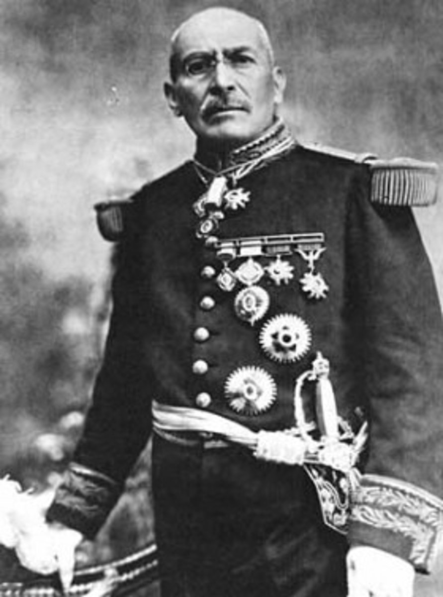 <p>Hailing from Colotlán, Jalisco, Mexico, Huerta was a Mexican general and the 39th President of Mexico, who came to power through a coup against the democratically elected government of Francisco I. Madero in February 1913. His violent seizure of power set off a new wave of armed conflict in the Mexican Revolution. Huerta's regime was marked by repression and brutality, leading to widespread opposition. He was forced to resign in July 1914 and fled the country, eventually dying in U.S. custody in 1916.</p>