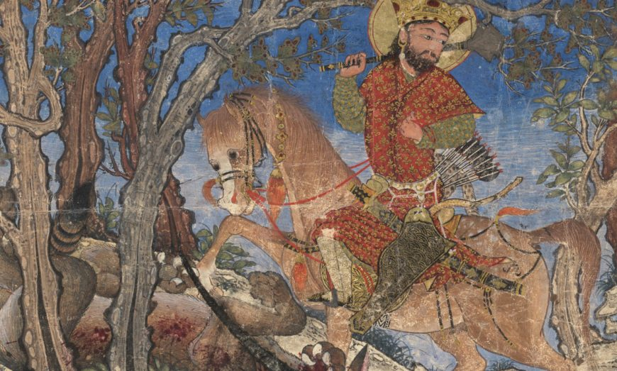 <p>Bahram Gur Fights the Karg</p>