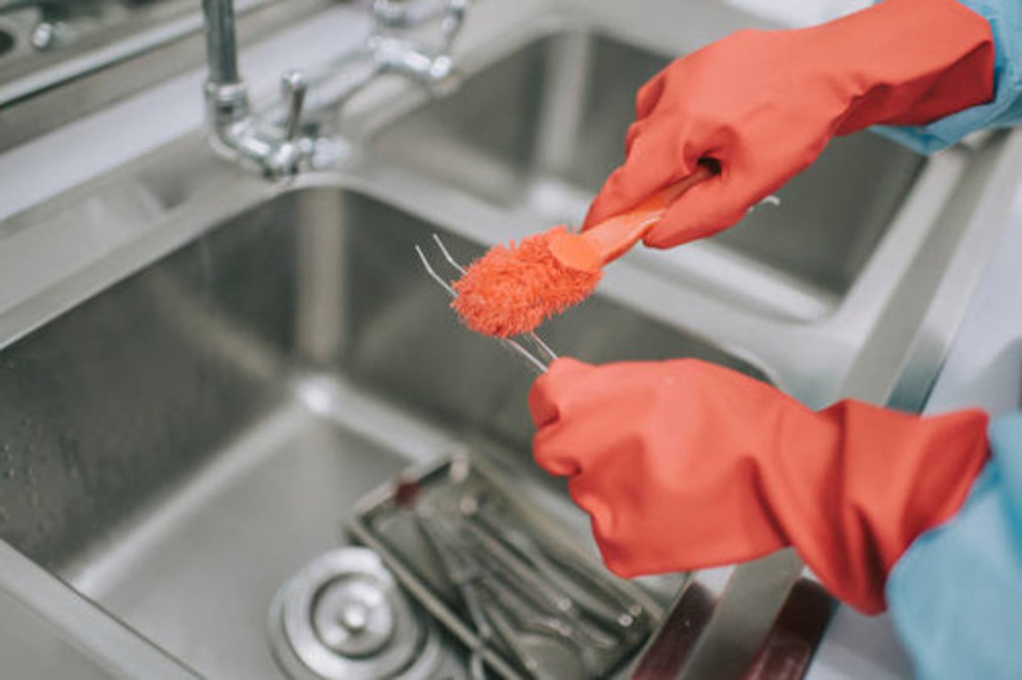 <p>the removal of all visible & non-visible soil & any other foreign material from medical devices being processed</p>