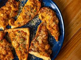 <p>Crawfish Toast</p>