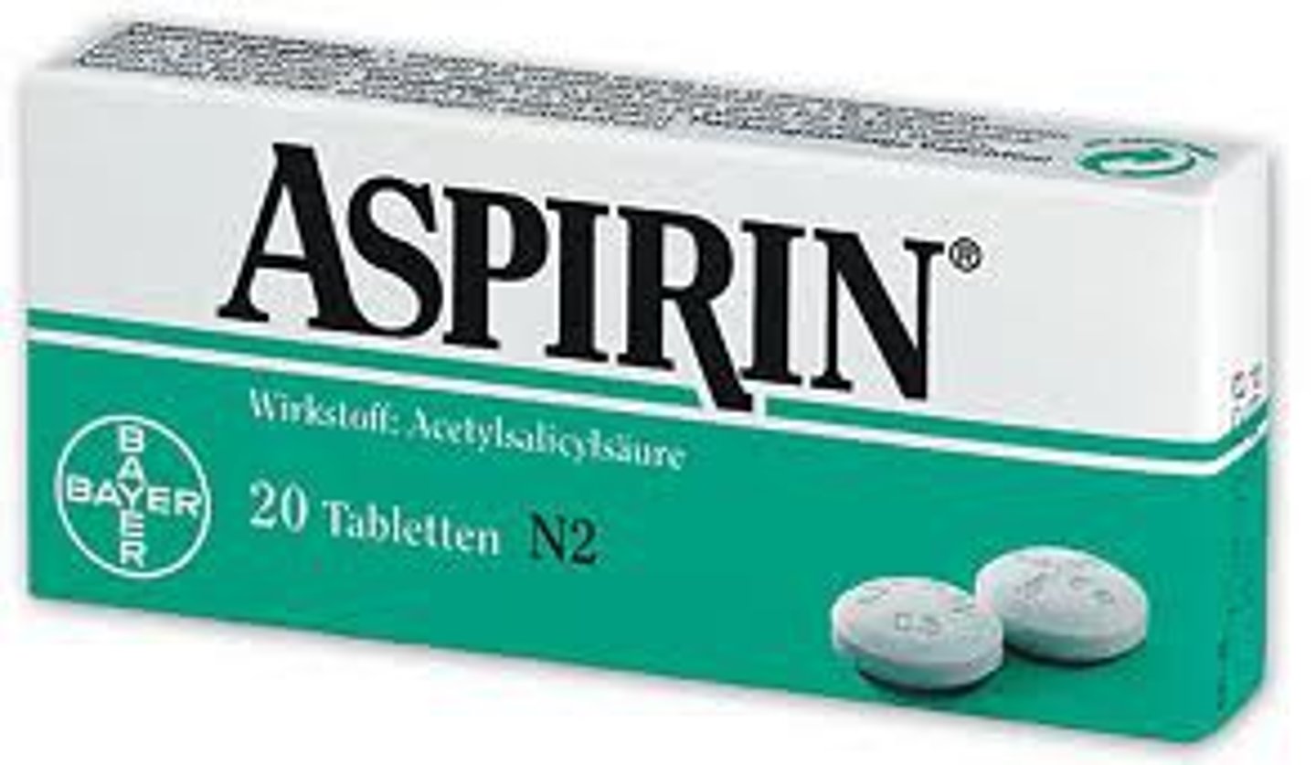 <p>aspirin</p>