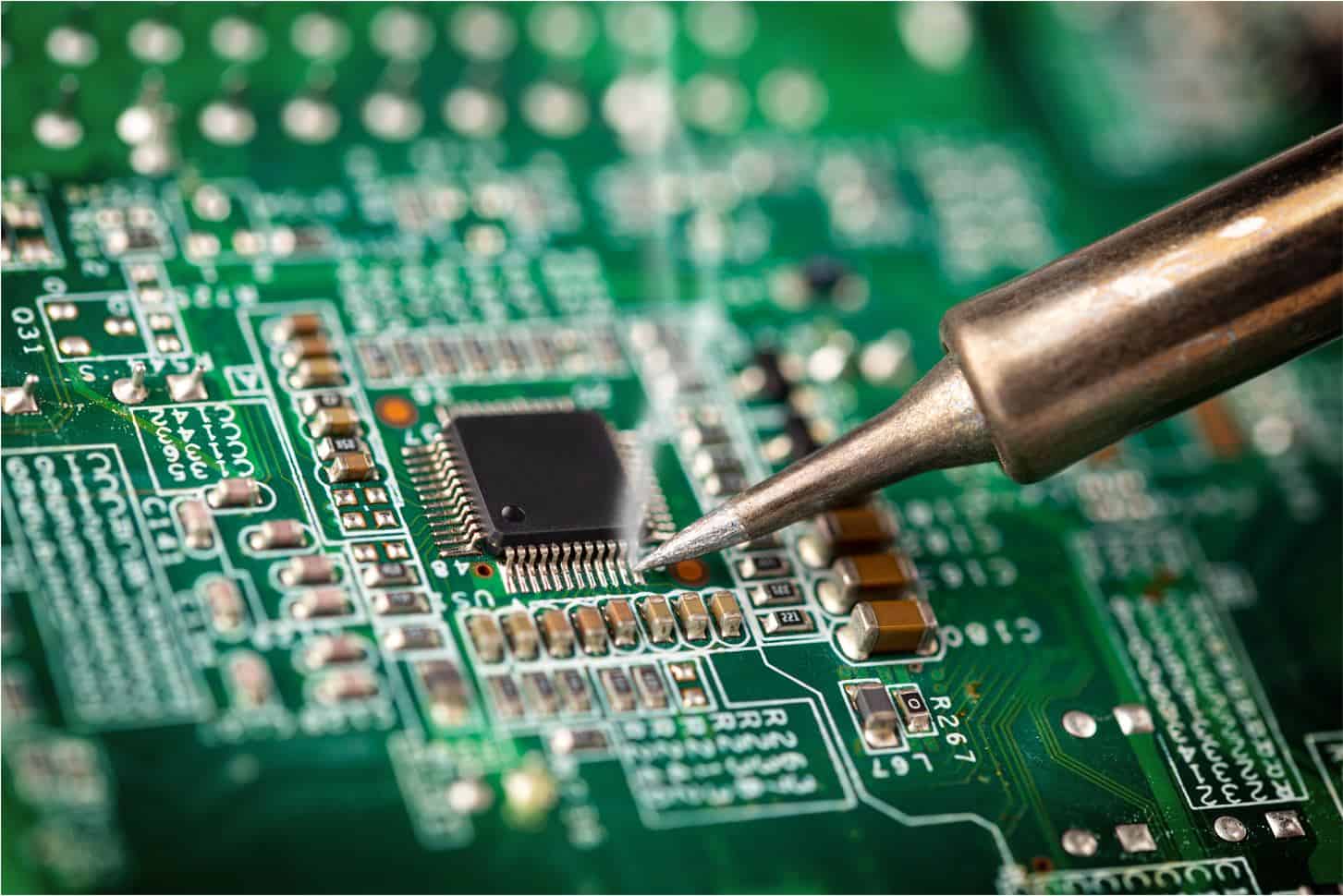 <p><strong>SOLDERING TOOLS FOR</strong> ____ ____<strong>:</strong></p><p>Solder guarantees ____ between two wires to establish ____ ____. In addition, solder “ ____ “ the wiring down to the circuit board. Because solder joints are typically small, it’s common to use a ____ ____ hooked up to a ____ ____ that allows the user to control the ____.</p>