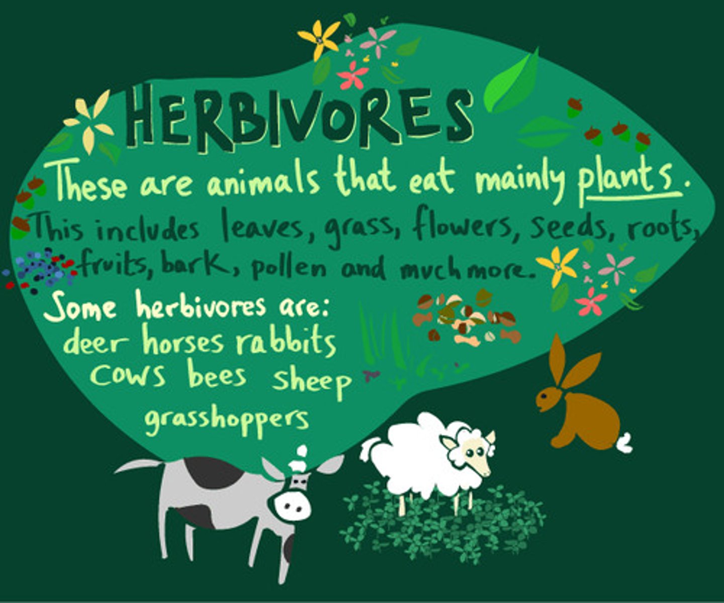 <p>A consumer that eats plants for energy</p>