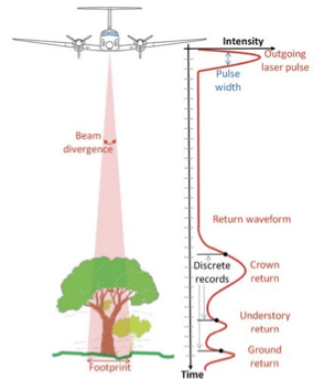 <p>Airborne LiDAR operates from aircraft and typically captures high-resolution data over smaller areas, while spaceborne LiDAR uses satellites to gather data over larger regions with lower resolution. This results in differences in applications, precision, and scale between the two methods. </p>