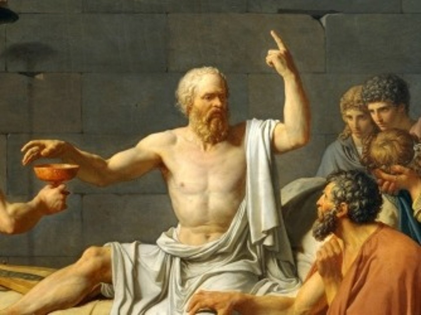 <p>Greek philosopher taught people to ask questions, a method now called the Socratic method</p>