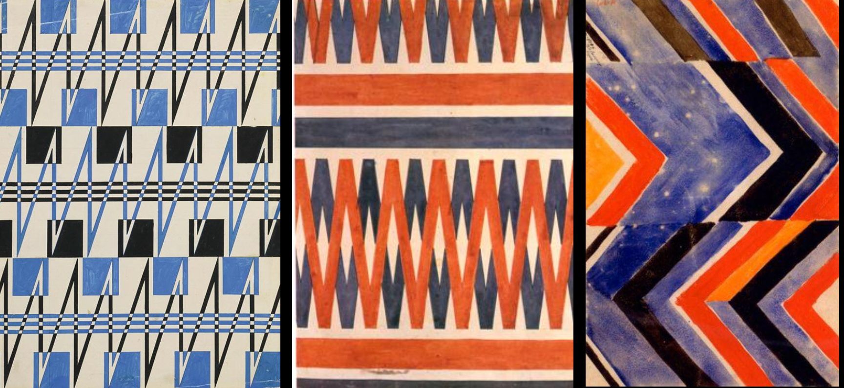 Productivist” textile designs 