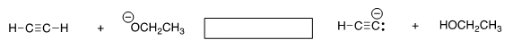 <p>What is the direction of equilibrium when acetylene (C2H2) reacts with ethoxide (CH3CH2O) in an acid base reaction. Left, right, neither, cannot be determined</p>