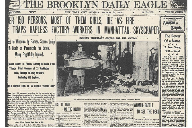 <p>Triangle Shirtwaist Factory Fire</p>