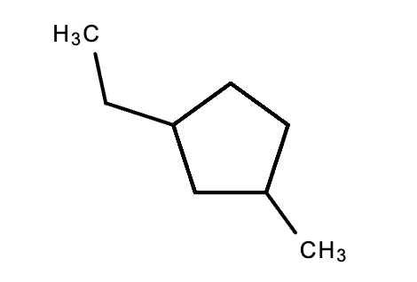 <ol><li><p>count the carbons in the ring (lowest number to branches) </p></li><li><p>list branches in alphabetical order </p></li><li><p>branches + cyclo-parent name-ane</p><p>(example would be 1-ethyl-3-methylcyclopentane)</p></li></ol>