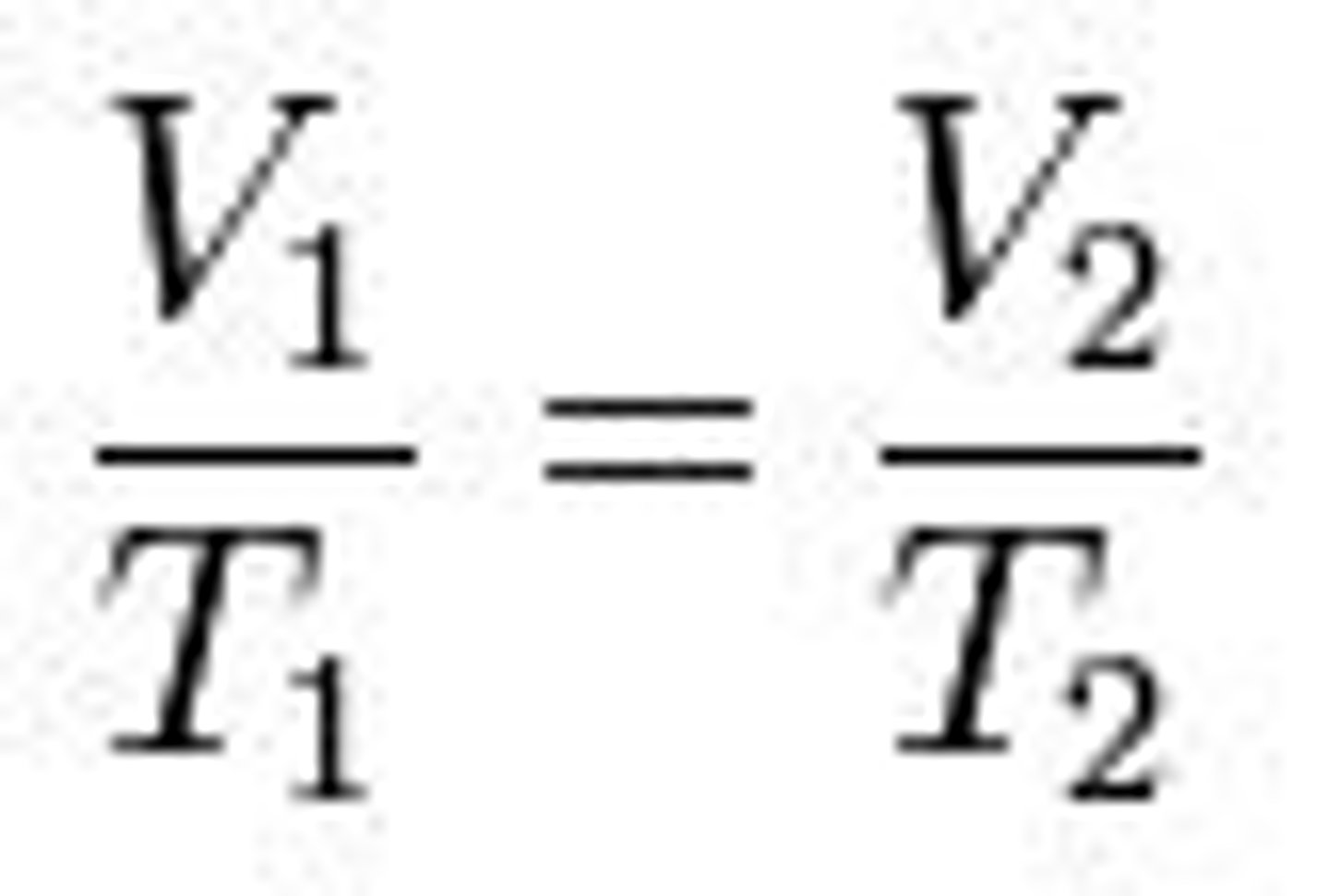 <p>the volume of a fixed mass of gas at constant pressure is directly proportional to the temperature in Kelvin.</p>