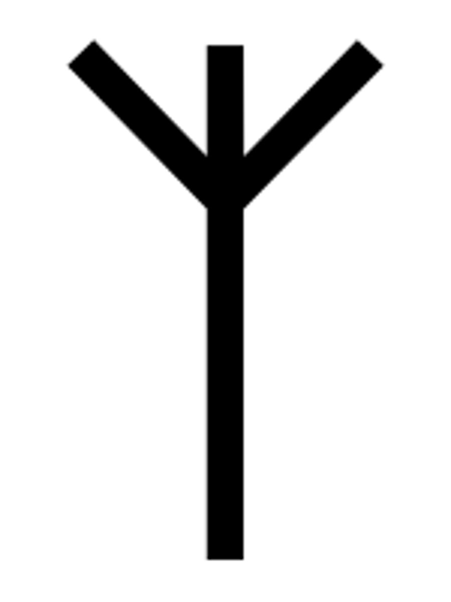 <p>Elk; an indicator of ability to attack and/or defend oneself from circumstances. Think: protect yourself or trust that you're protected. When merkstave, this rune means hidden danger, fear, lack of growth.</p>