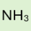 <p><strong>NH₃ </strong>(ammonia)</p>