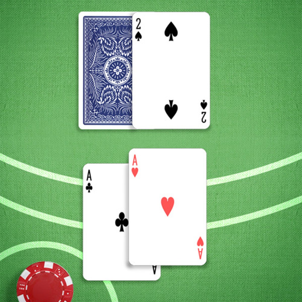 <p>You: A,A</p><p>Dealer's Upcard: 2</p>