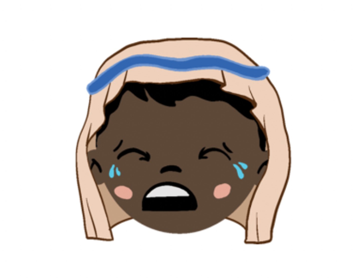 <p>crying</p>