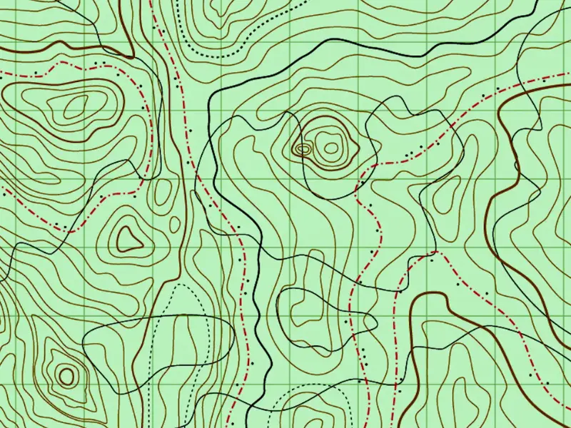 <p>Topographical map</p>