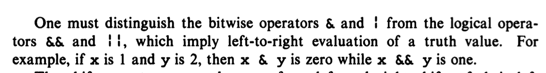 <p>Logical operators use Left-to-right evaluation</p><p>Bitwise operators compare each bit</p><p></p>