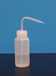 <p>Used to rinse glassware (usually with distilled water)</p>