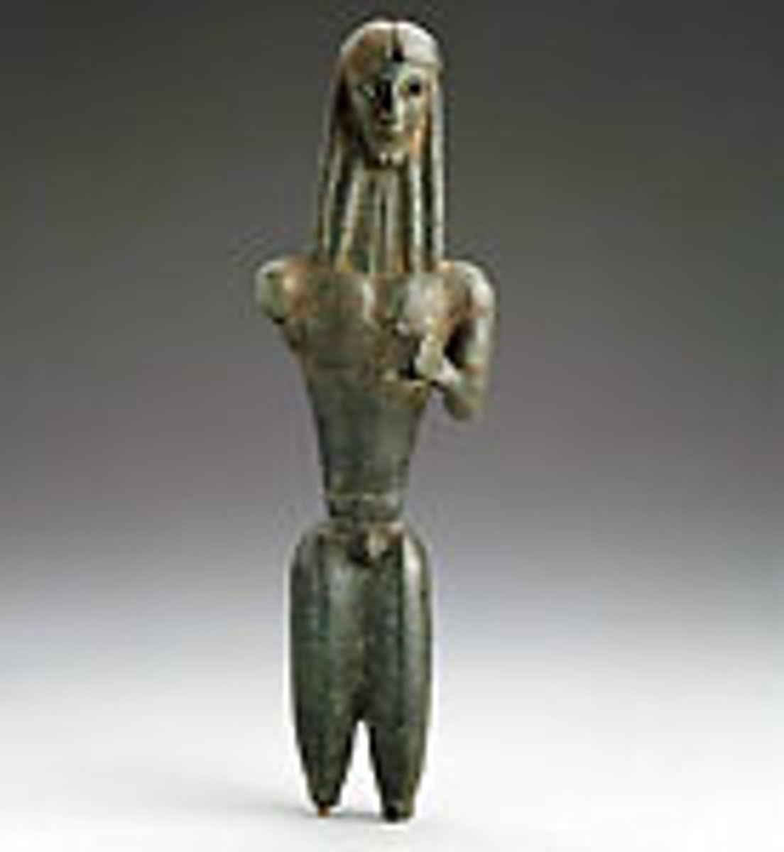 <p>Who: The statuette was dedicated by Mantiklos to Apollo12.</p><p>What: It's a bronze statuette of a youth, known as the Mantiklos Apollo12. The statuette is missing its right arm and lower half of its legs3.</p><p>Where: The statuette was discovered in Thebes, Greece1. It is currently housed in the Museum of Fine Arts in Boston12.</p><p>When: The statuette dates back to around 700-680 BC12.</p><p>Why it's interesting and important: The Mantiklos Apollo is one of the earliest known Greek bronze sculptures1. An incised inscription in Greek, arranged in poetic meter and running up and down the figure's thighs, reads: "Mantiklos dedicated me as a tithe to the Far Shooter, the bearer of the Silver Bow. You, Phoibos [Shining One], give something pleasing in return."2 This inscription provides valuable insights into the religious practices and beliefs of ancient Greece2.</p><p>Was a tithe</p>