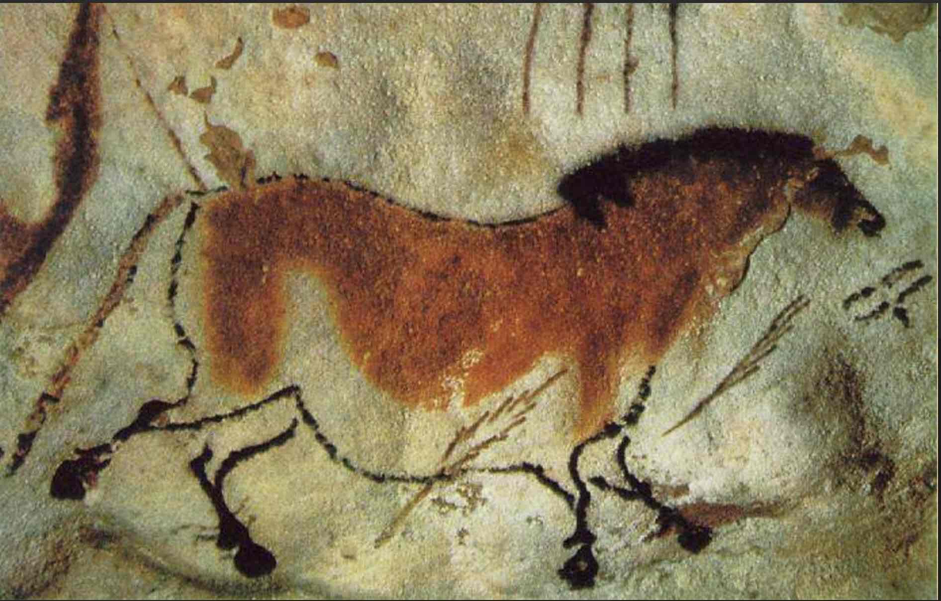 <p>Fryz koników chińskich z Lascaux</p>