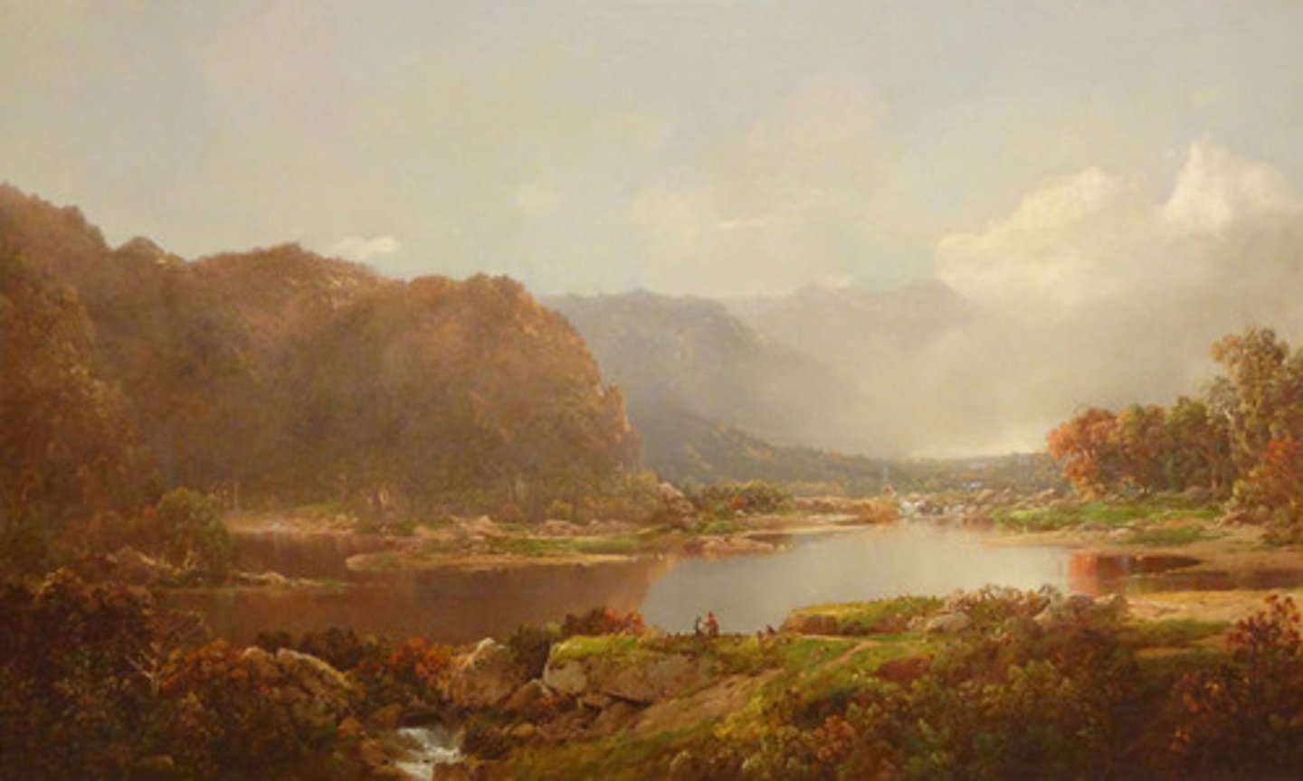 <p>Creating the illusion of depth of space by fading colors and eliminating detail in objects that are further away.</p>