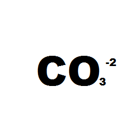 <p>CO3 2-</p>