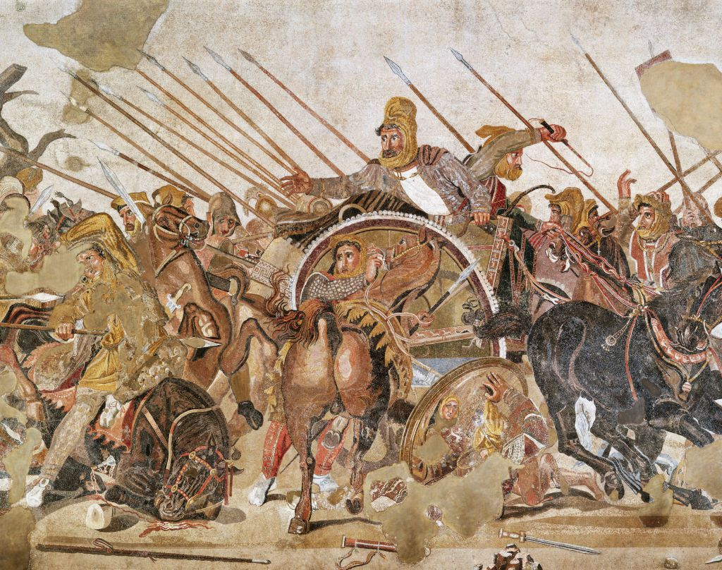 Alexander the Great in the Battle of Issus