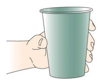 <ul><li><p>Global shape, volume</p></li><li><p>Ex. Wrap hand around cup to get a feel for its overall size</p></li></ul><p></p>