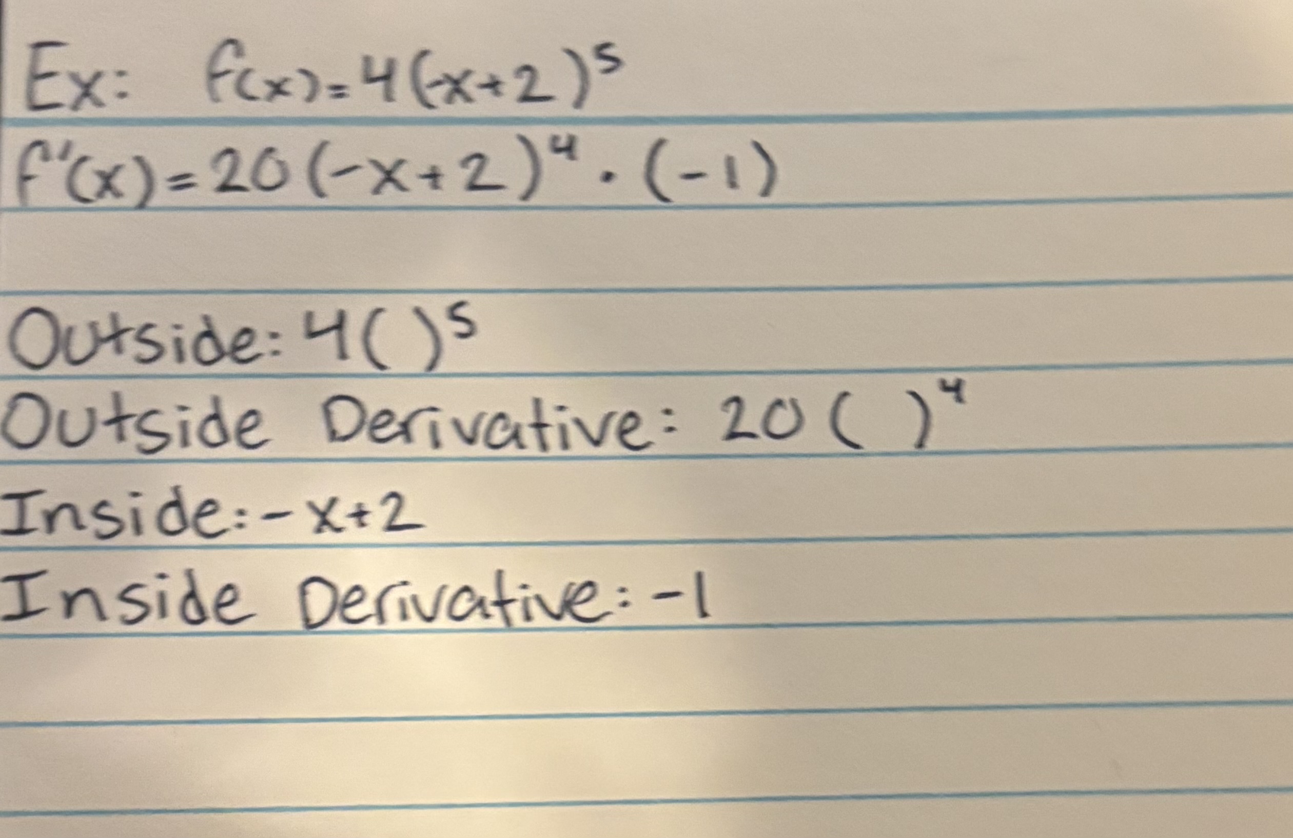<p>f<span>′(x)=(g(x)) </span>· g′(x)</p>