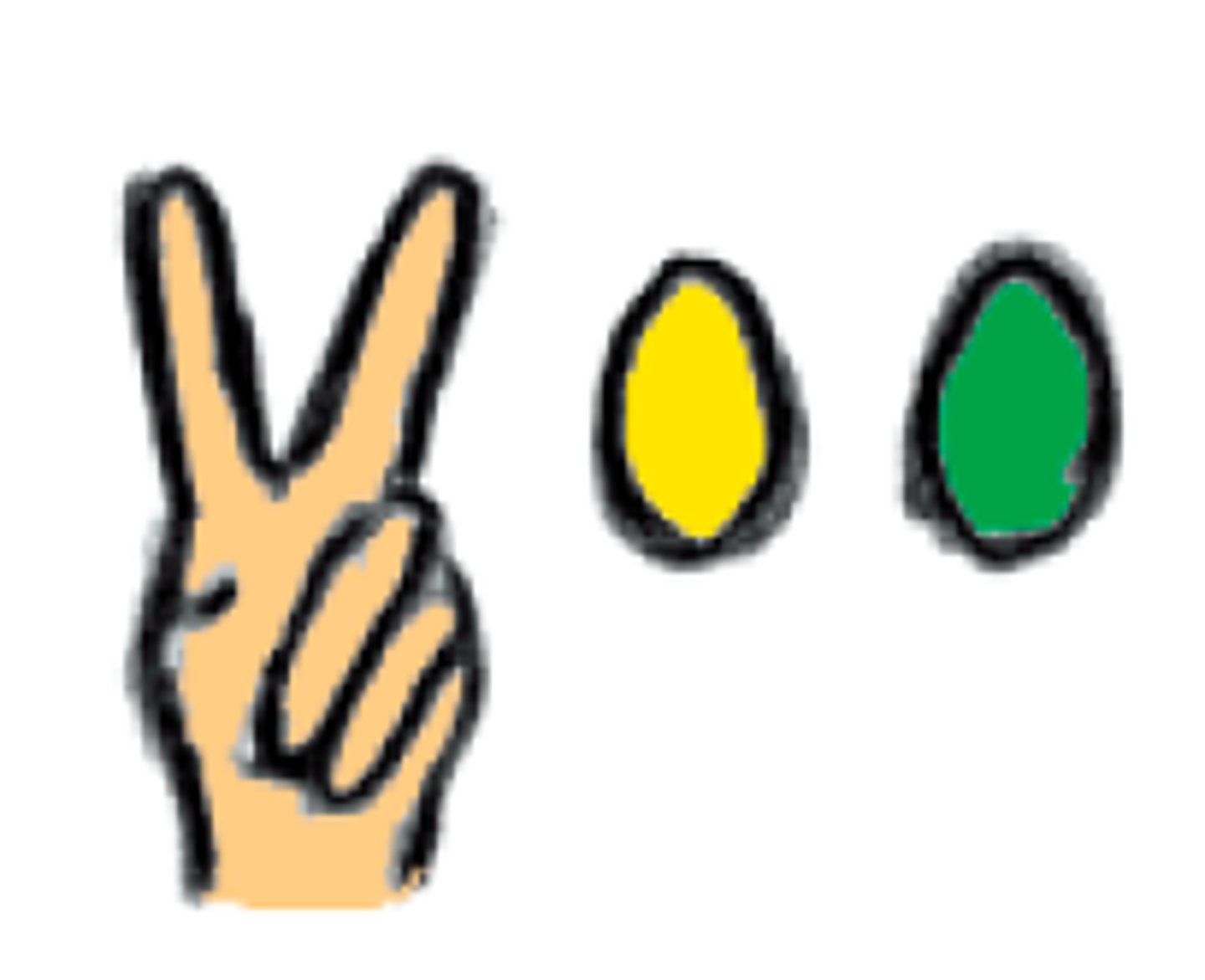 <p>ふたつ</p><p>two (things)</p>