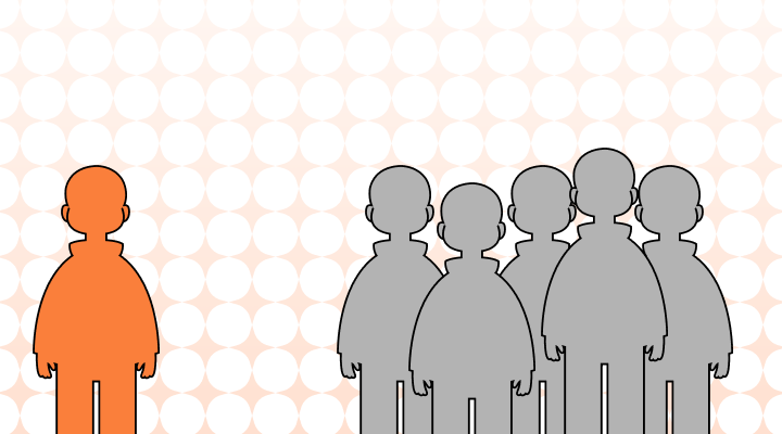 <p>marginado, apartado de la sociedad</p>