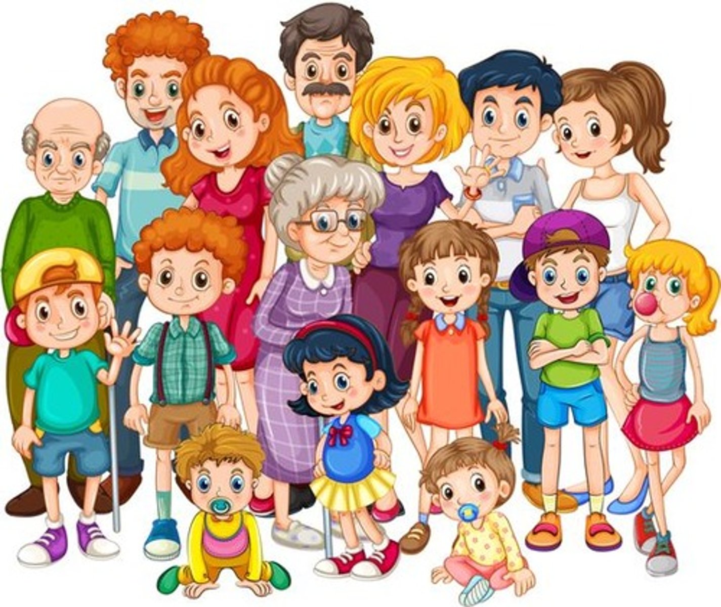 <p>gia đình nhiều thế hệ</p><p>He's got a large................. , with 26 cousins!</p>