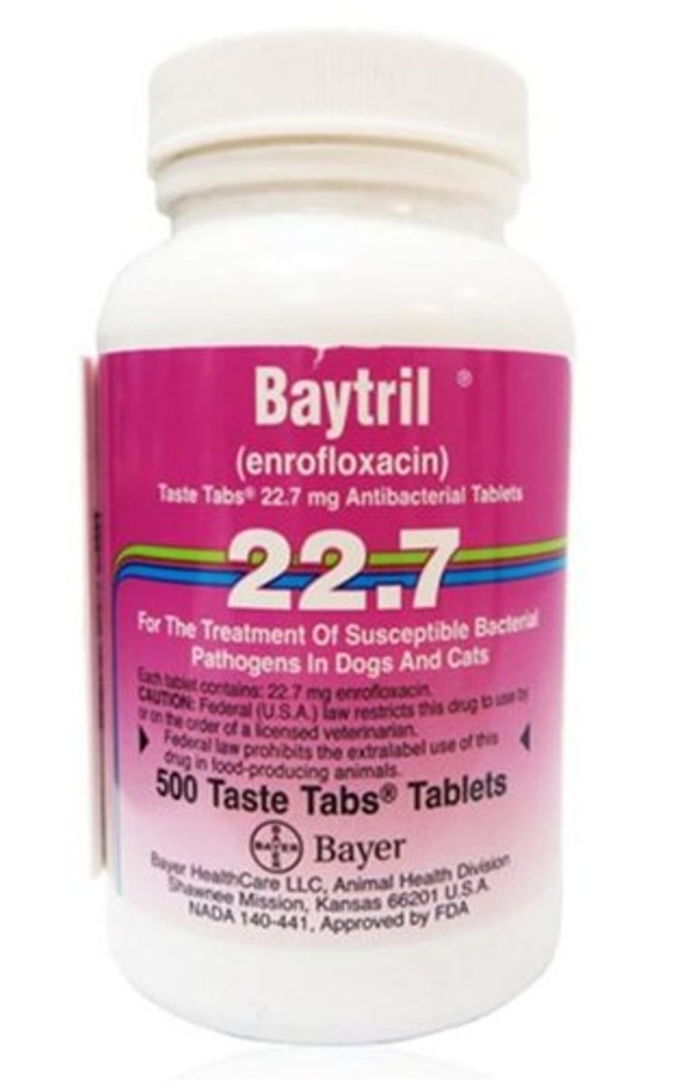 <p>Enrofloxacin (Baytril)</p>