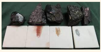 <p>Mineral Property – color of the mineral in its powdered form</p>