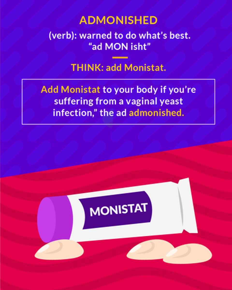 <p>(v.) warn or reprimand someone firmly</p>