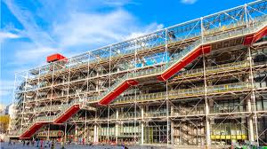 <p>Renzo Piano; an iconic modern art museum in Paris, known for its colorful exterior and use of industrial materials. </p>